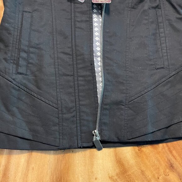 Womens 3 Three Stones Coat Jacket Black Size Small Easy Love Brand New - Picture 11 of 14